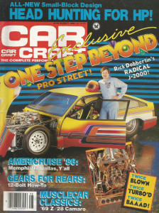 CAR CRAFT 1986 AUG - SPIRIT, MUSTANG GT, Z/28, DUSTER 